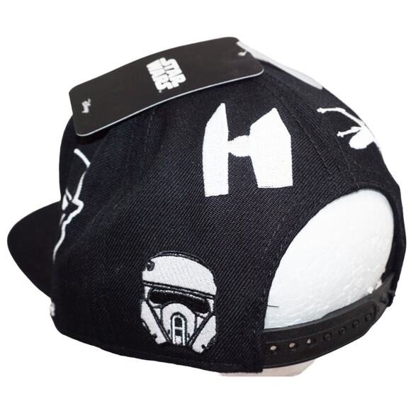 Vintage Death Star Empire Hat - Disney Star Wars Rogue One - Bioworld Cap 2016 - Picture 5 of 11